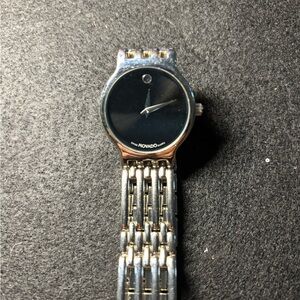 Movado Black Dial with Silver Bracelet Smartwatch